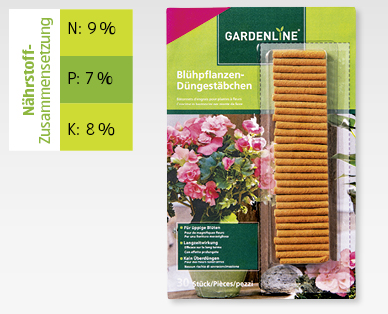 GARDENLINE(R) Spezial-Düngestäbchen