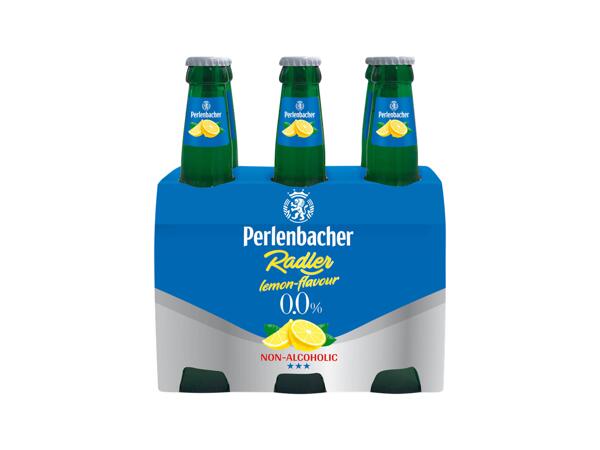 Non-alcoholic radler with lemon flavour