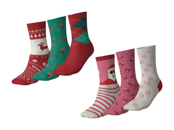 Chaussettes, set de 3 paires