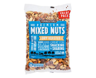 Dry Roasted Mixed Nuts 1kg