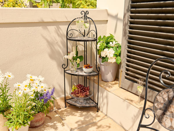 Mosaic Corner Shelves