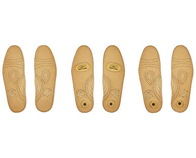 SEMELLES CONFORTABLES EN CUIR