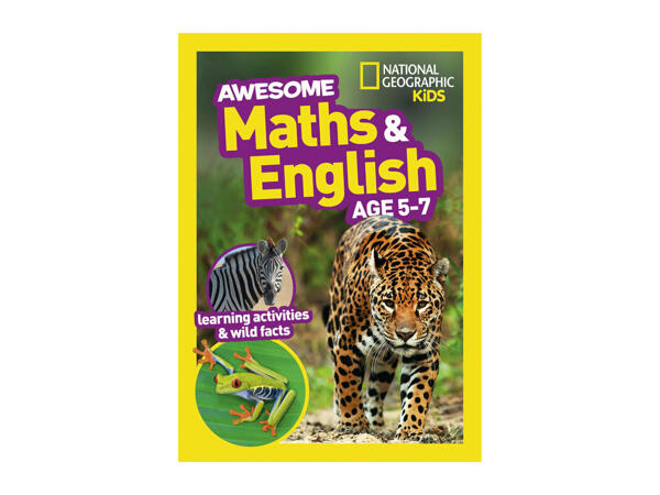 National Geographic Awesome Maths & English Book