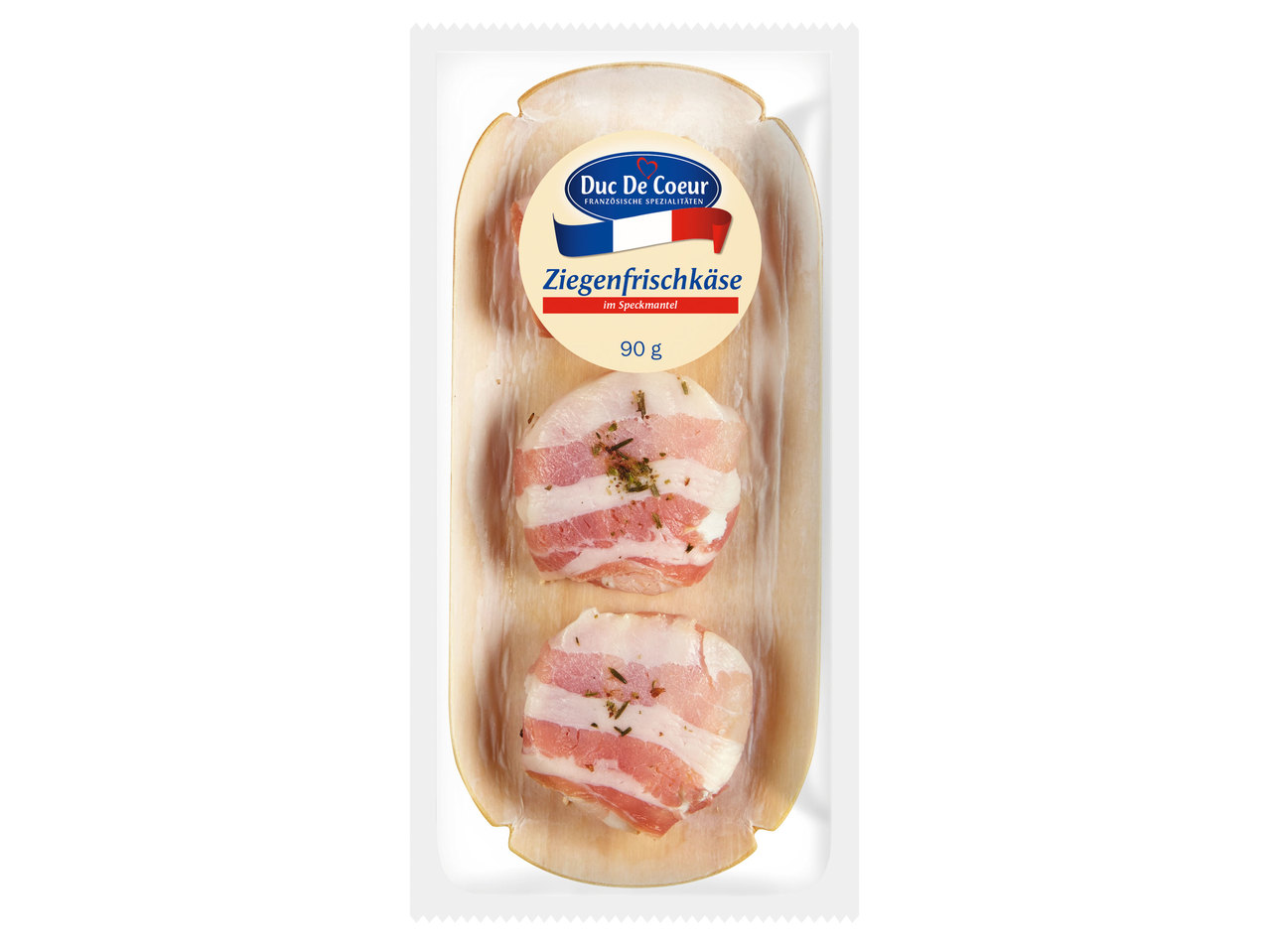 DUC DE COEUR Ziegenkäse mit Speck