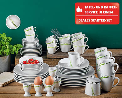 Porzellan Starter-Set, 62-teilig