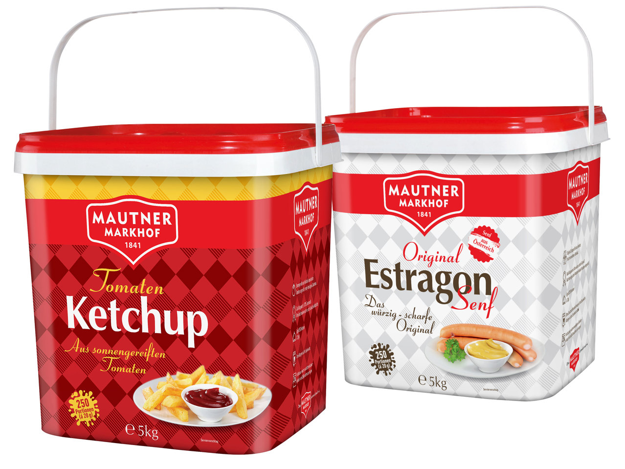 MAUTNER MARKHOF Tomatenketchup oder Estragon Senf