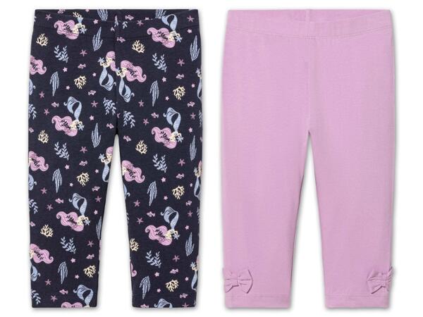 Kleinkinder Caprileggings, 2 Stück