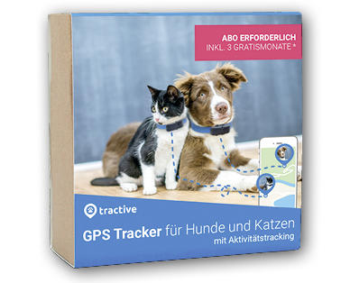 TRACTIVE GPS-Tracker für Hunde und Katzen