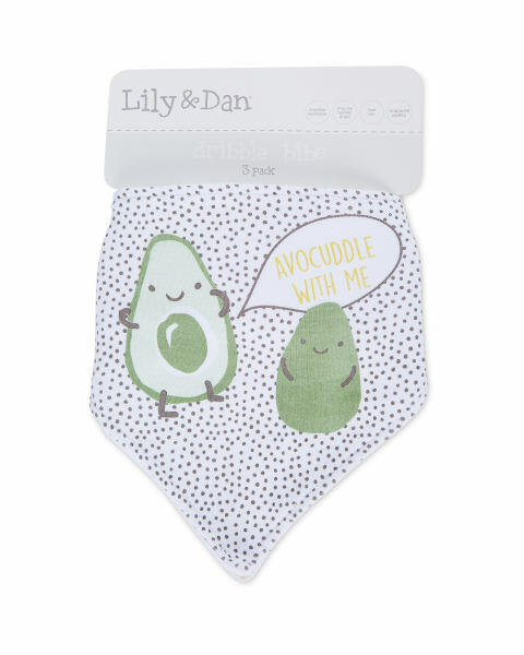 Avocuddle Dribble Bibs 3 Pack