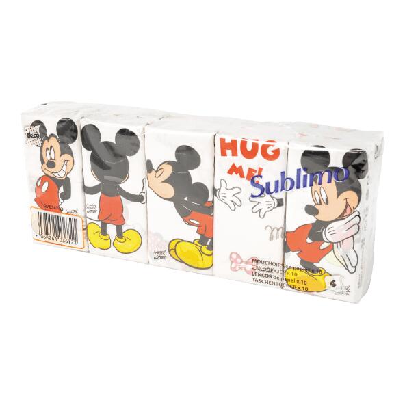 SUBLIMO(R) 				Bedrukte zakdoekjes, 10-pack