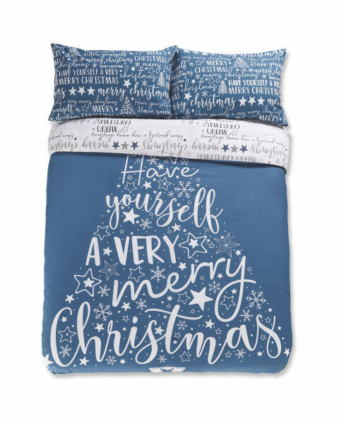 Blue Tree King Duvet Set