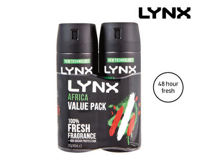 Lynx Body Spray 2 x 106g