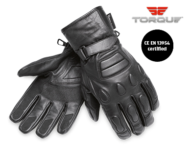 Padded Leather Motorcycle Gloves