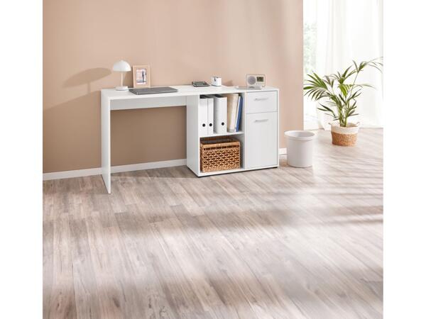 Desk with cupboard