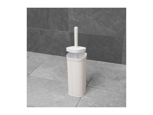 Addis Wicker Effect Toilet Brush - White