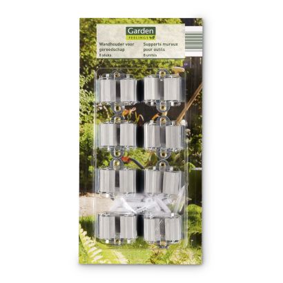 Crochets muraux, 8 pcs