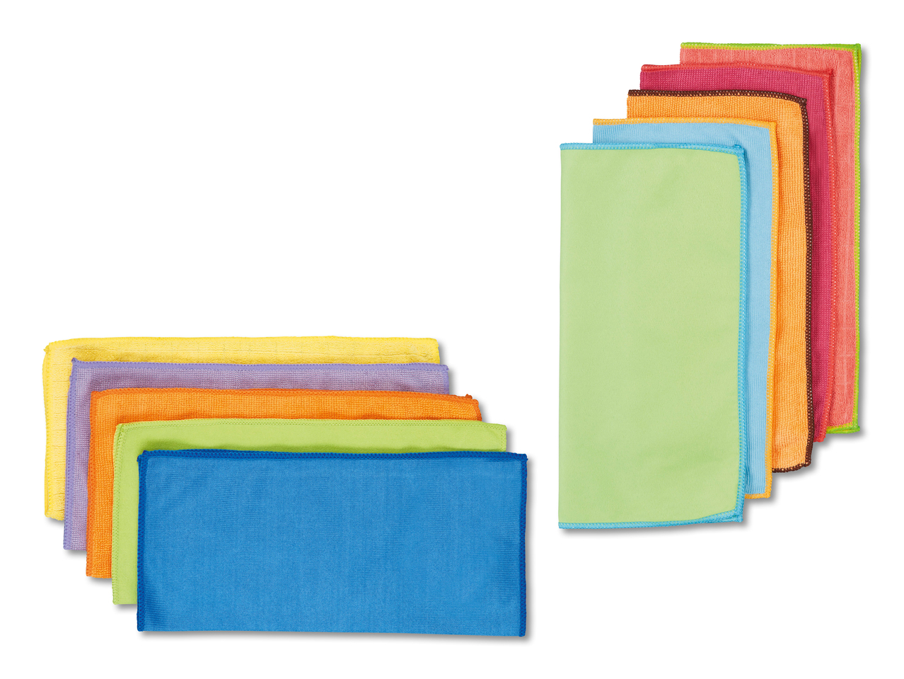 Chiffons en microfibre, lot de 5