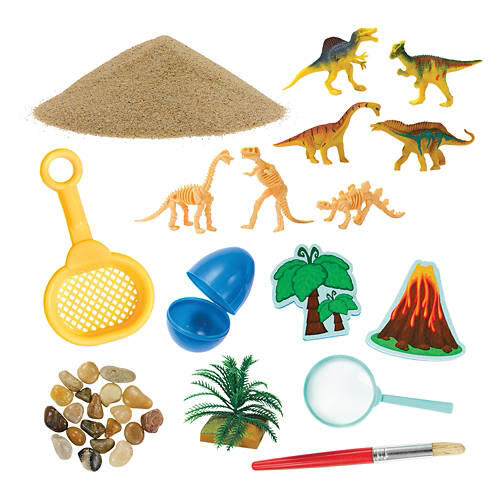Sensory Bin Dinosaur Dig
