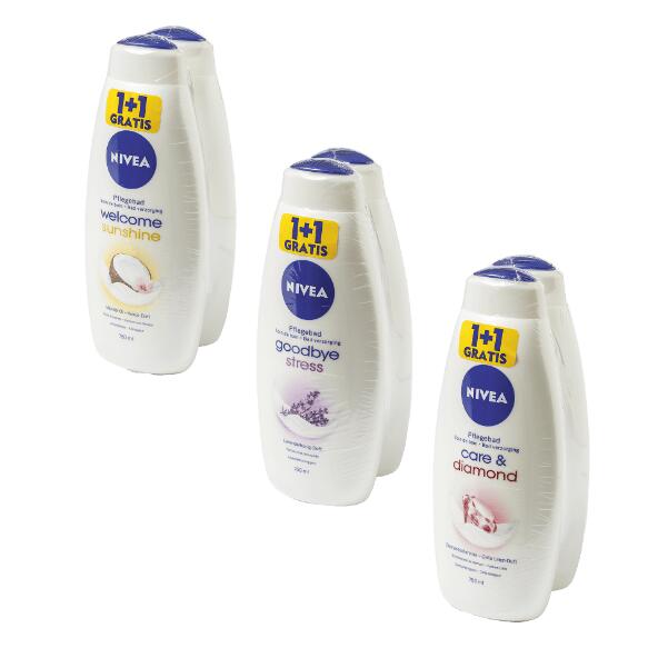 Crème de bain Nivea, 2 pcs