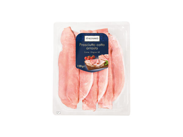Roasted Ham Slices or Cooked Ham with Herbs