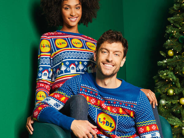Men's Christmas Jumper "Lidl"