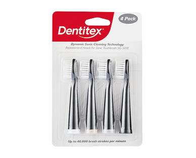 Toothbrush Sonic Replacement Heads 4pk