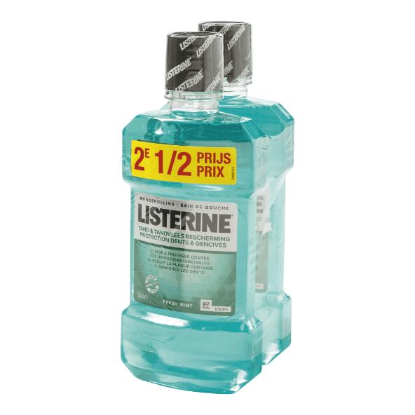 Eau buccale Listerine, 2 pcs