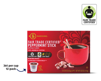 Barissimo Chocolate Raspberry or Peppermint Coffee Cups