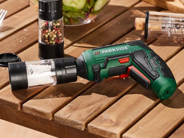 4V Cordless Screwdriver Set with BBQ Accessories