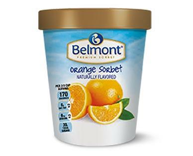 Belmont 
 Lemon, Orange or Black Cherry Sorbet