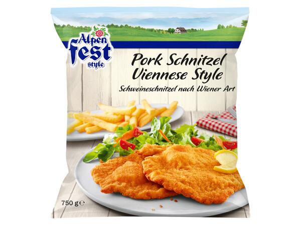 Viennese Style Pork Schnitzel