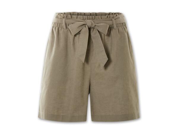 Damen Leinen Shorts