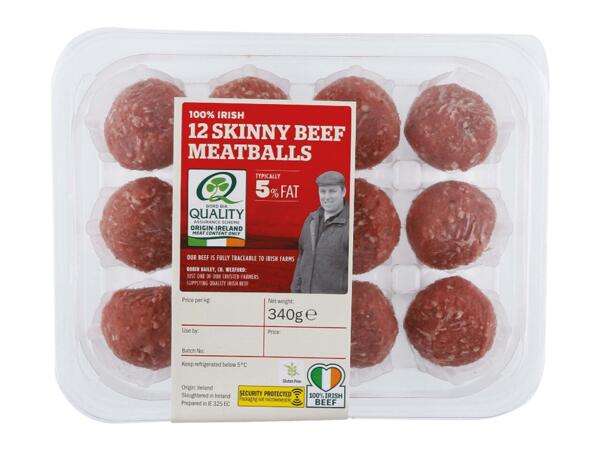 12 Irish Skinny Beef Meatballs 5%