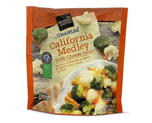 Season's Choice 
 Broccoli or California Medley with Cheese Sauce