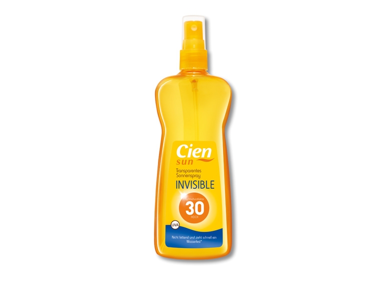 Spray solaire transparent
