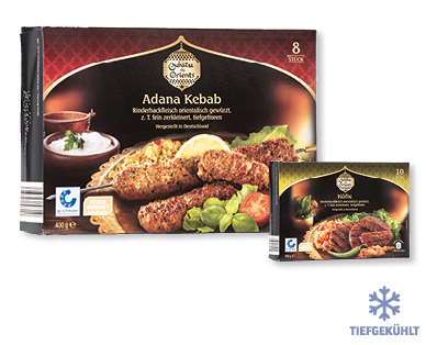 SCHÄTZE DES ORIENTS Adana Kebab/Köfte