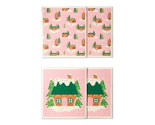 Huntington Home Holiday Swedish Dish Cloth