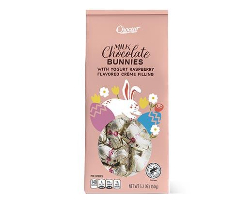 Choceur Filled Bunnies Caramel, Milk Cream, or Raspberry