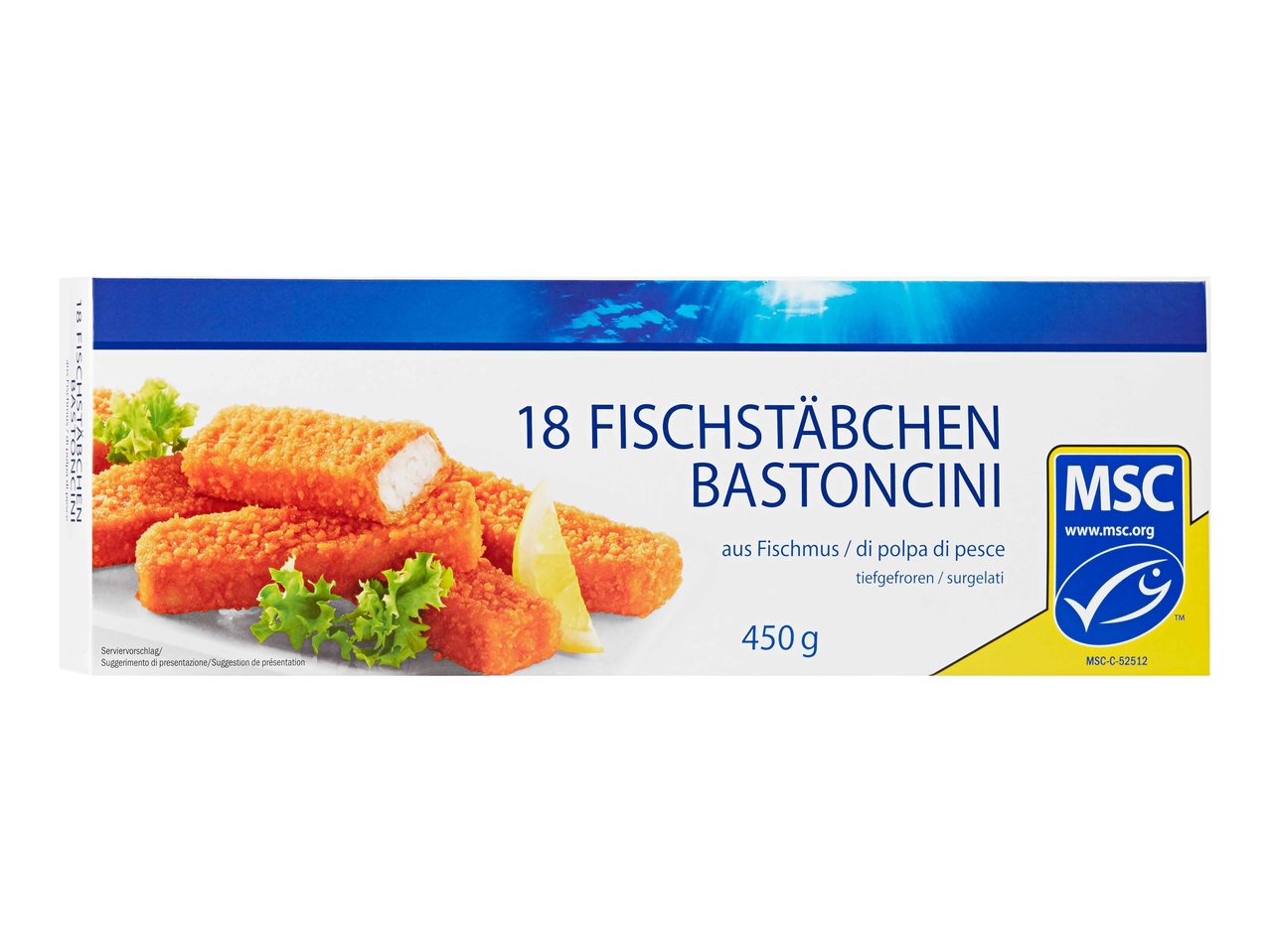 Bâtonnets de poisson MSC