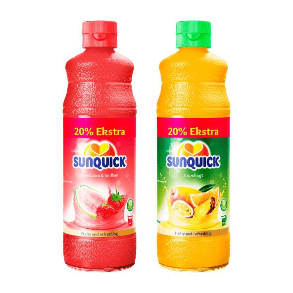 SUNQUICK Tropefrugt eller guava/jordbær