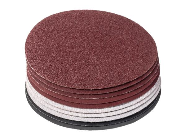 Parkside Hook & Loop Sanding Pad With Sanding Sheets - 12 Piece Set