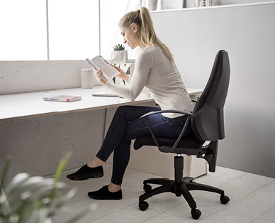 Fauteuil de bureau bien-être pivotant LIVING STYLE