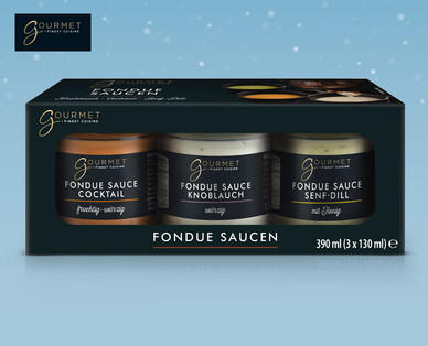 GOURMET Fondue-Saucen-Trio