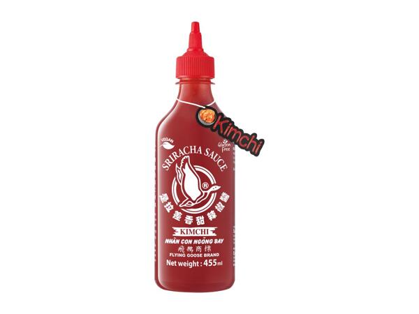 Flying Goose Sriracha with Kimchi