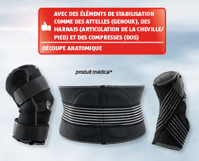 Bandages de sport première qualité TSM(R)