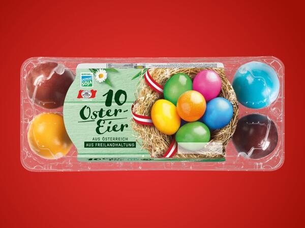 Ostereier aus Freilandhaltung