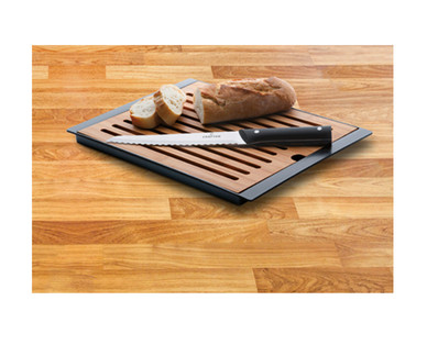 Crofton Cutting Board and Bread Knife Set