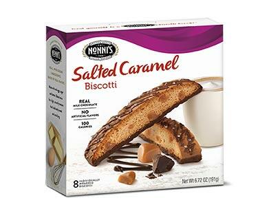 Nonni's Biscotti Limone or Salted Caramel