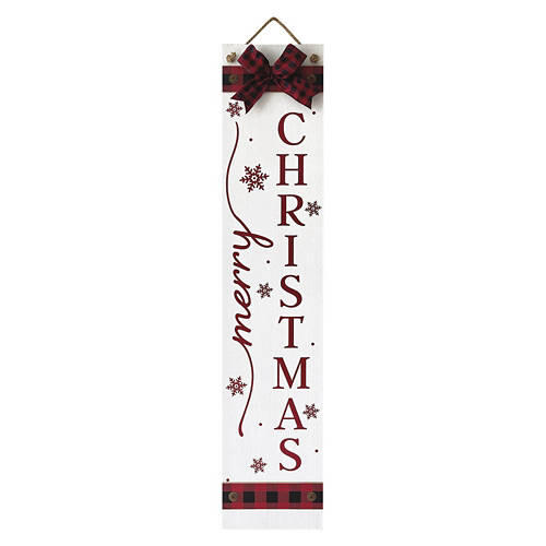 Holiday Reversible Porch Sign - Xmas/Peace