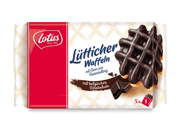 Lotus Lütticher Waffeln mit Schokolade